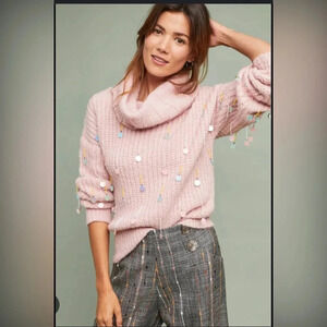 Anthropologie CHILD OF THE UNIVERSE
Sequin Turtleneck Sweater
